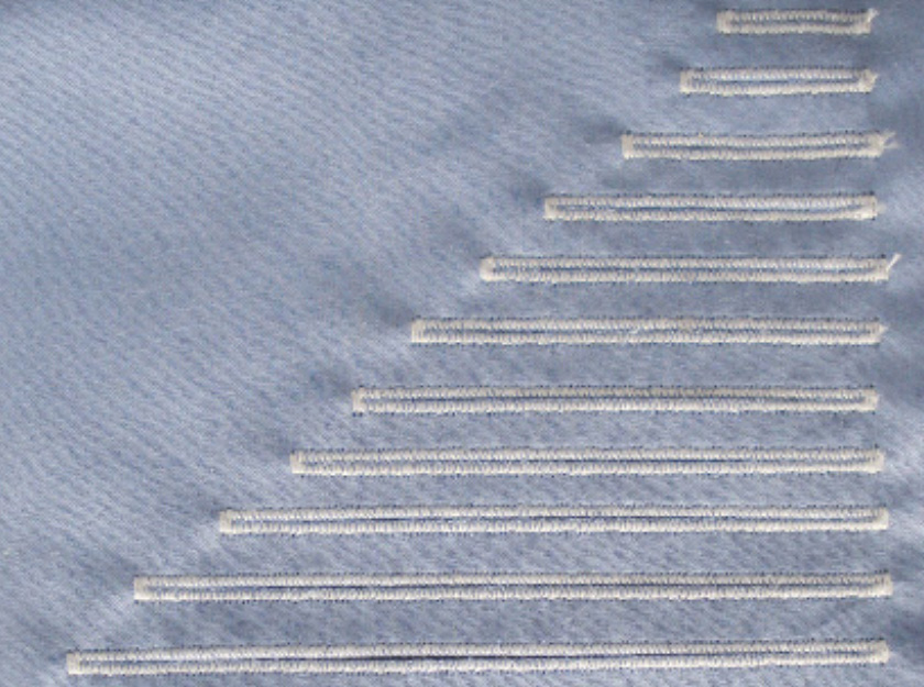 Multiple Buttonhole Sizes, No Tool Change Required