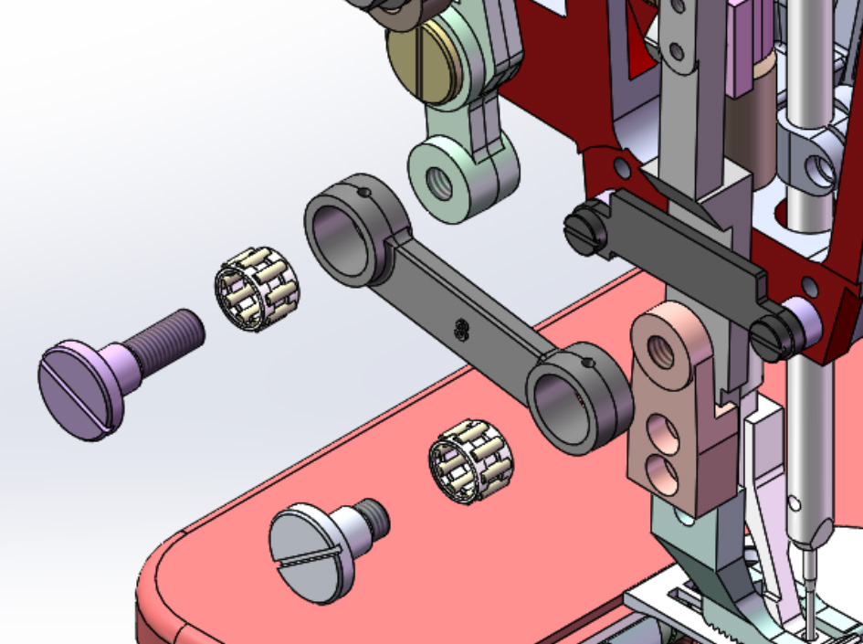 Swing Link Designed with Needle Bearings