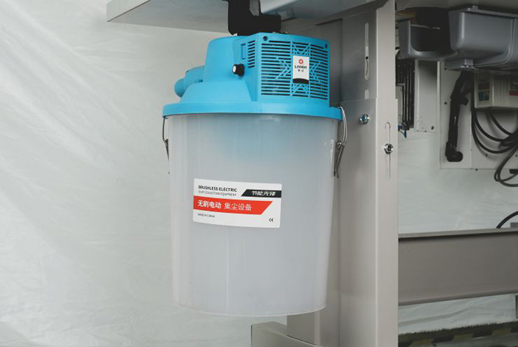 Equipped with Dust Collector for Effective Waste and Dust Removal, Improves Production Environment