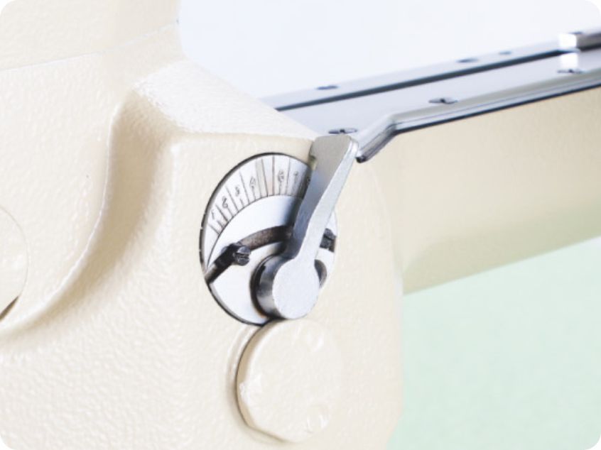 Dual differential feeding, which adapts to more special fabric types and delivers atter sewing results.