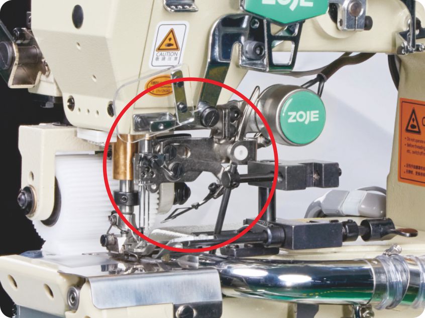 New fabric edge cutting function for smoother and more comfortable edges