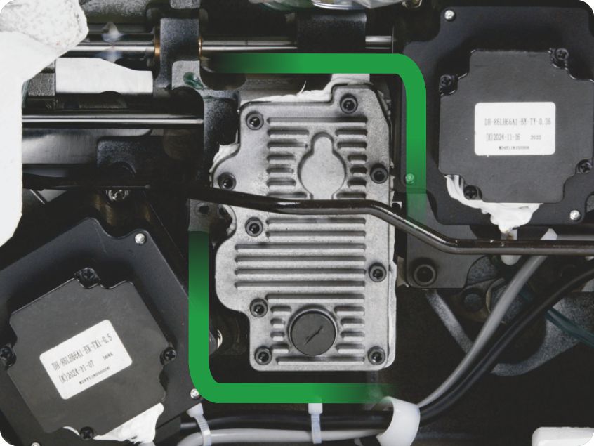 Fully sealed internal lubrication patented mechanism