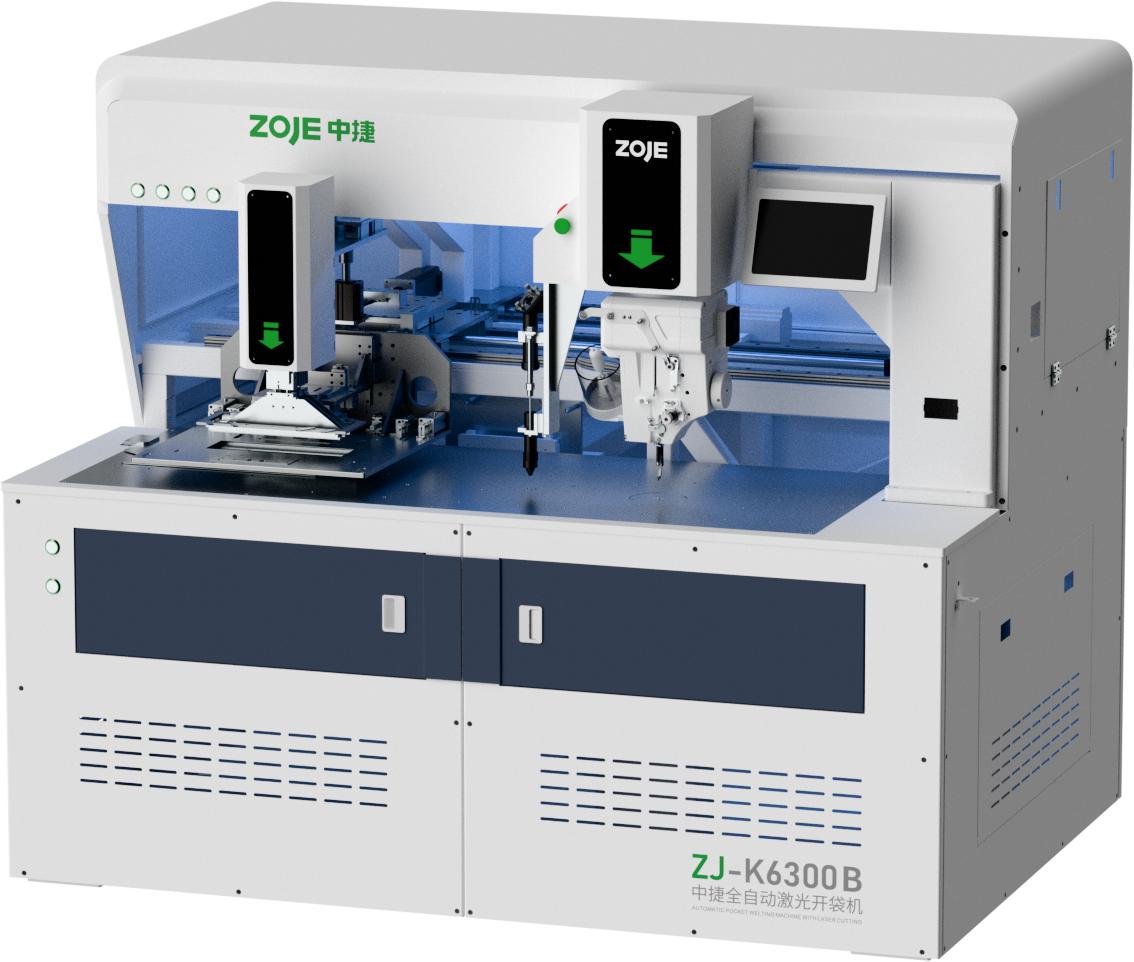 Automatic Pocket Welting Machine With Laser Cutting